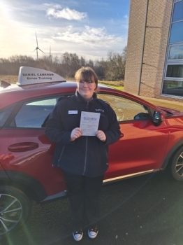 Ceres Devlin from Hurlford passed her driving test at Irvine driving test centre with only FOURR DRIVING FAULTS! On a beautiful, sunny morning.Ceres showed a very high level of driving ability and was very relaxed and calm on test day. safe in the knowledge that she had the skills and experience necessary to pass the test.Ceres took a sufficient number of lessons to become able to drive fully 